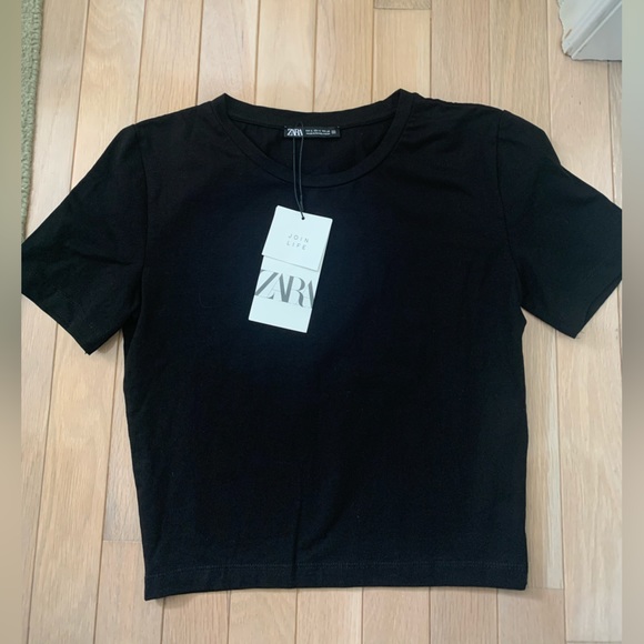 Black Zara cropped top - Picture 1 of 1